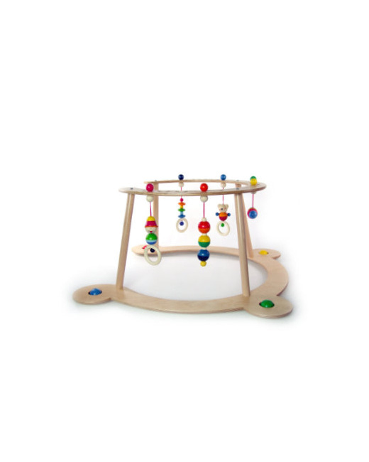 Portique de jeu spécial premiers pas Ours Henry bois