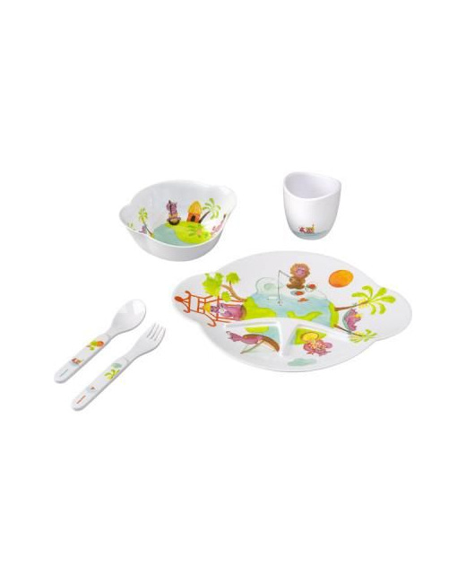 Coffret repas bébé hippo voyageur
