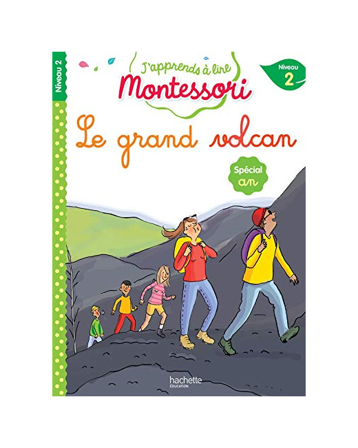 Le grand volcan, niveau 2 - J'apprends à lire Montessori