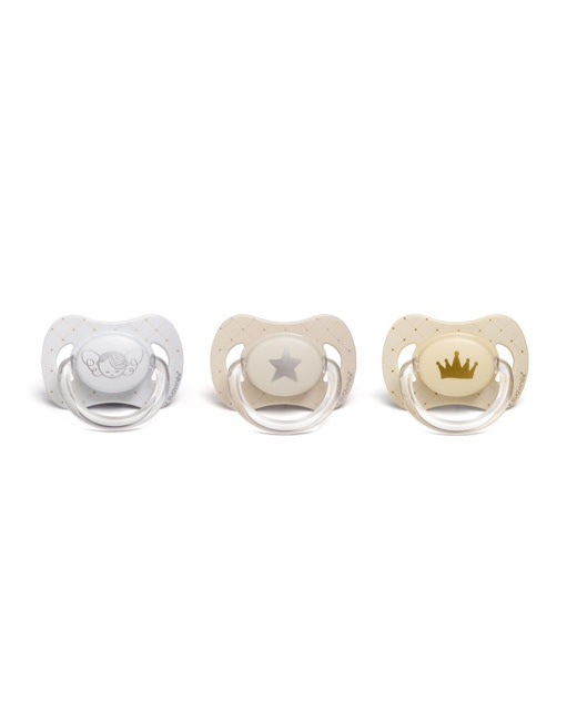 Sucette Collection White 0-6 mois physiologique silicone