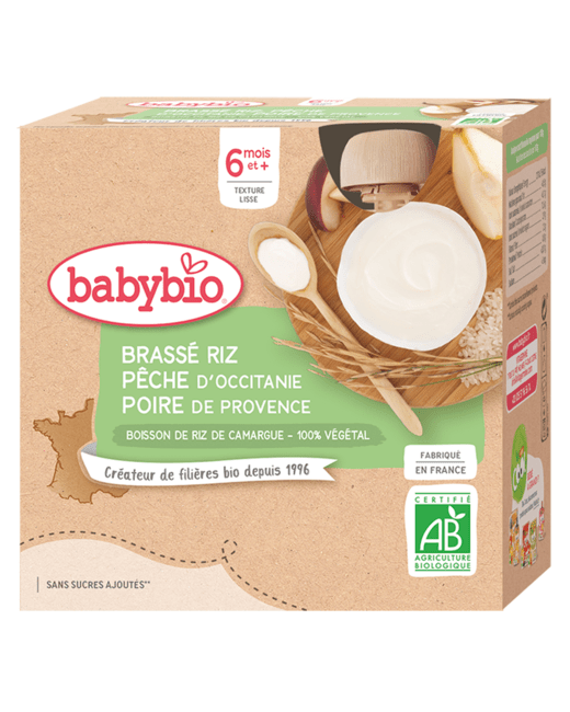 Brassé Végétal base Riz - Pêche d'Occitanie Poire de Provence