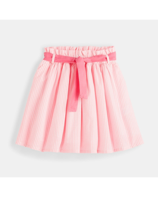 Jupe imprimée rose fille