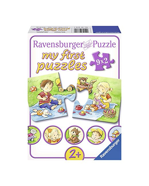 Puzzle - Mes premiers puzzles - Petits aventuriers 1er - 9x2 pièces