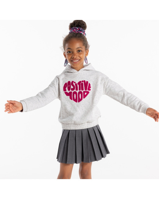 Sweat-shirt à message