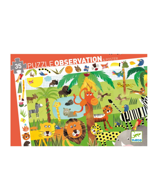 Puzzle observation La jungle 35 pièces