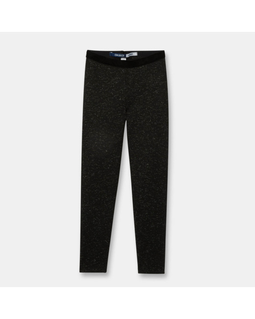 Leggings irisés noir fille