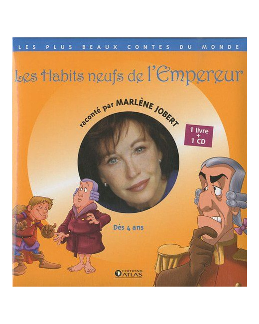 les habits neufs de l'Empereur  Jobert, Marlène, LIVRE + CD AUDIO