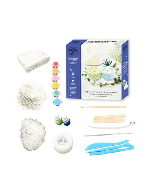 Kit Diy bougies et poteries