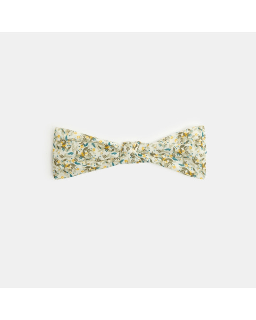 Headband imprimé vert fille