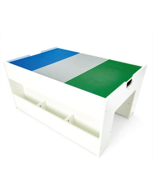 Build ‘N’ Store - Grande Table Pour Briques de Construction Avec Rangement