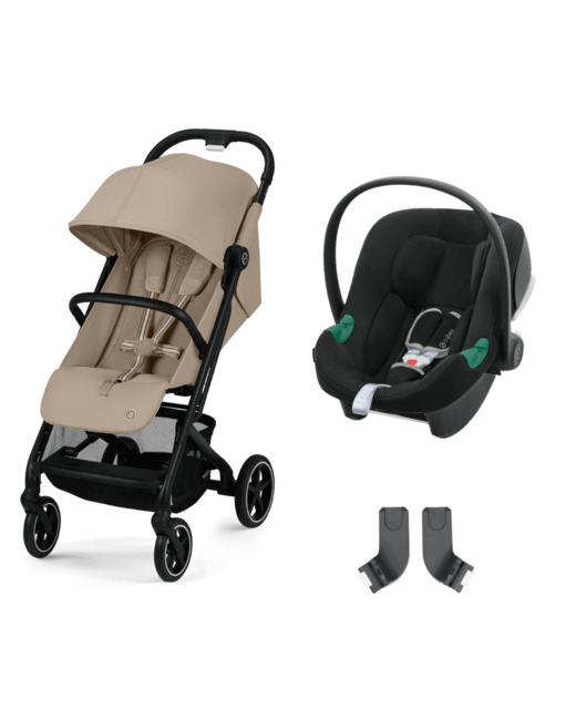 Poussette duo beezy + siège auto aton b2 i-size