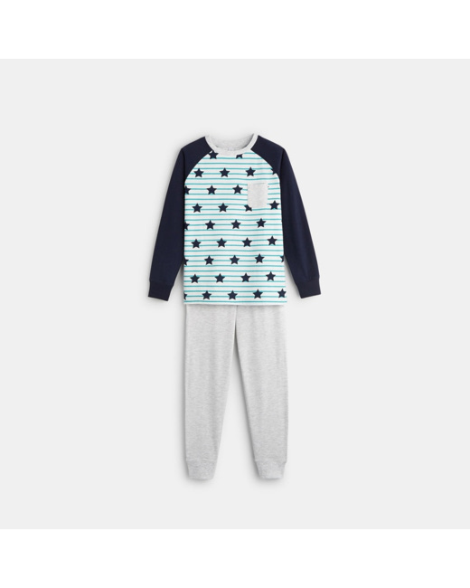 Pyjama étoilé vert garçon