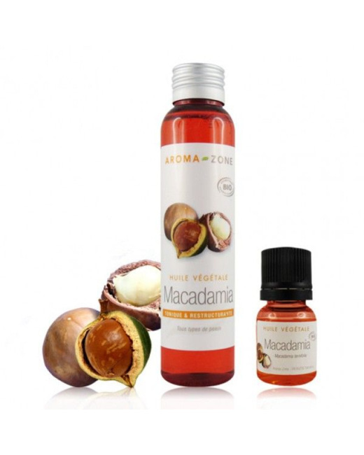 Huile végétale de macadamia bio
