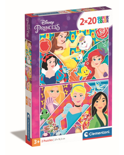 Puzzle Disney Princesses - 2x20 pièces