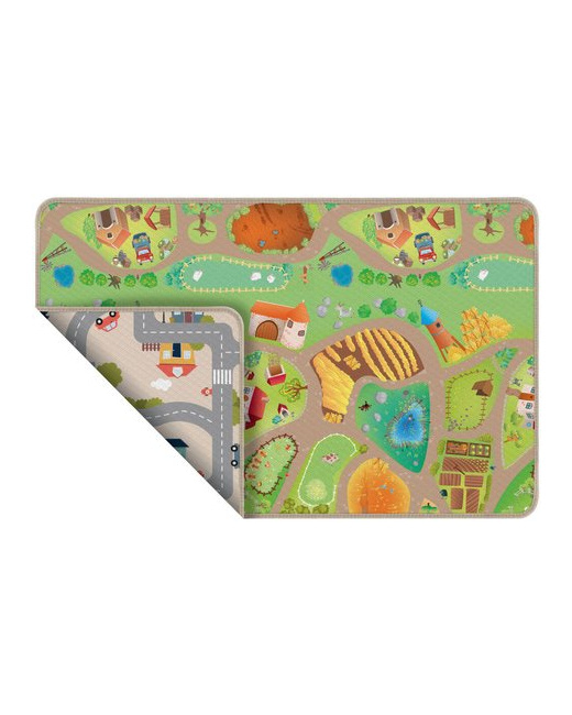 Tapis reversible Ville & Ferme