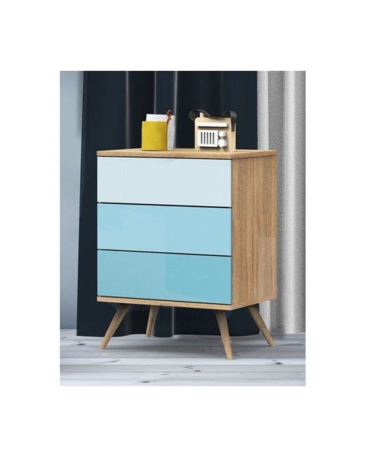 Petite commode 3 tiroirs Seventies