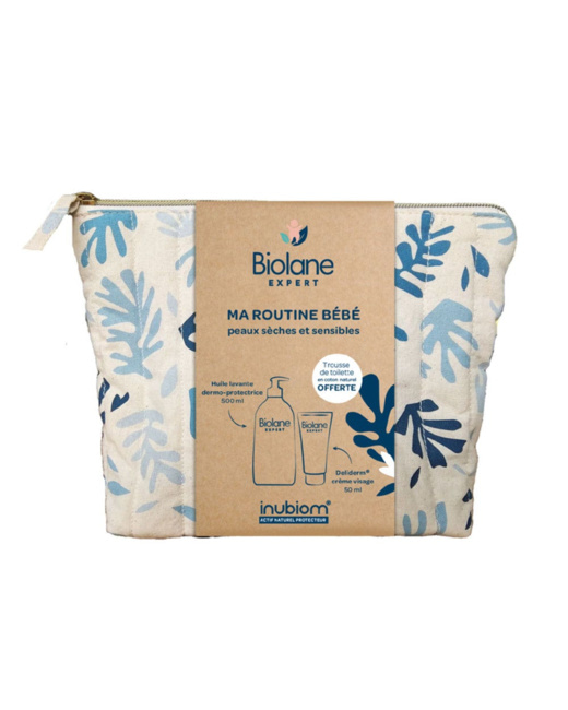 Trousse de toilette ma routine peaux sèches & sensibles