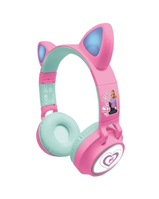 Casque Bluetooth effets lumineux Barbie
