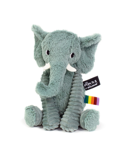 Peluche Dimoitou l'éléphant Les Ptipotos