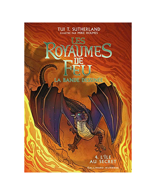 Livre Les Royaumes De Feu En Bande Dessinee - 4 L'Ile Au Secret T4