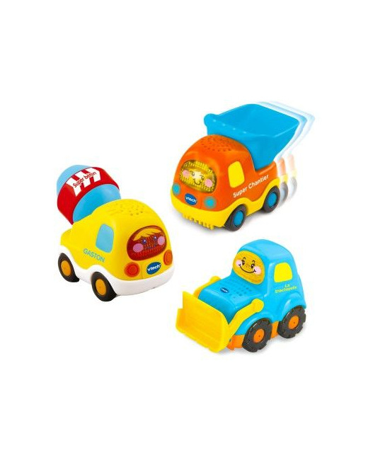 Coffret trio chantier : Gaston, Didier et Amelle - Tut Tut Bolides