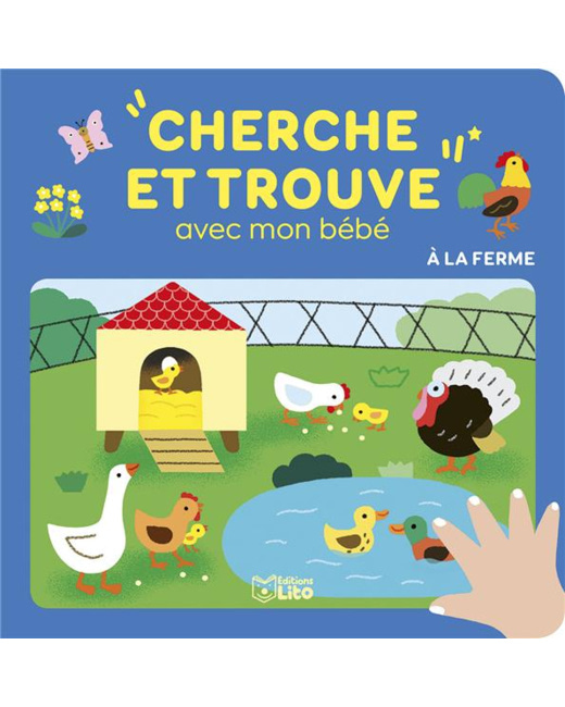 Cherche et trouve avec mon bébé - à la ferme