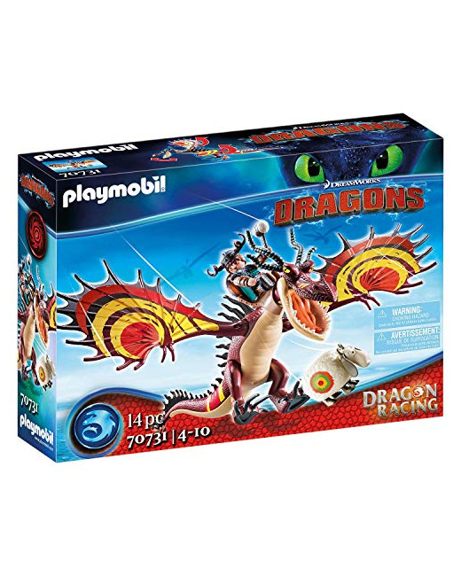 Playmobil Dragon Racing - Rustik et Krochefer