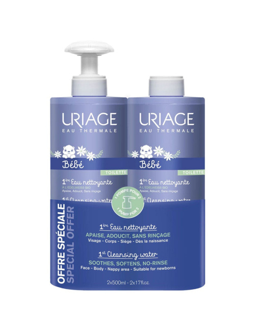Lot de 2 Bébé 1ère eau nettoyante