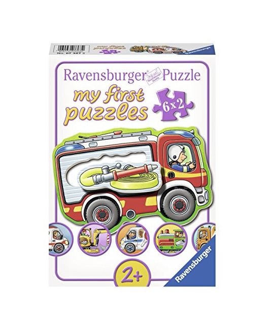 Puzzle - Mes premiers puzzles - Pompiers - 6x2 pièces
