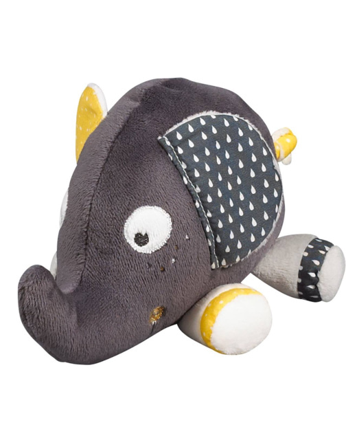 Doudou éléphant en velours