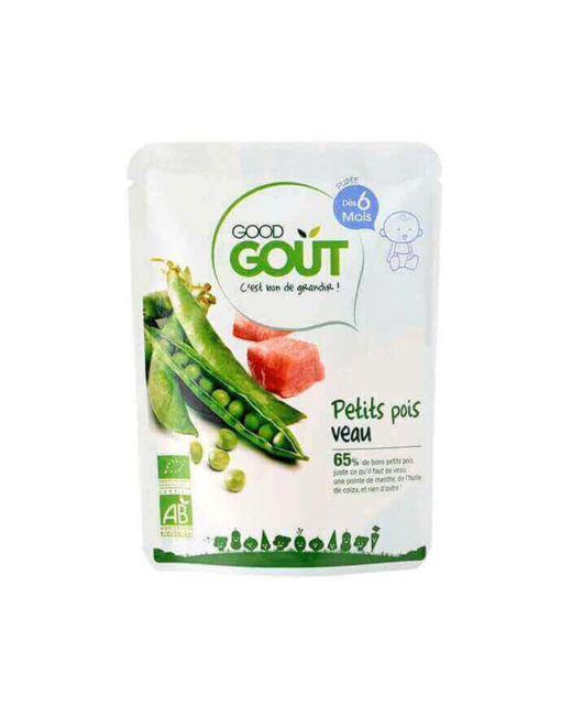 Petit plat Bio Petits Pois Veau