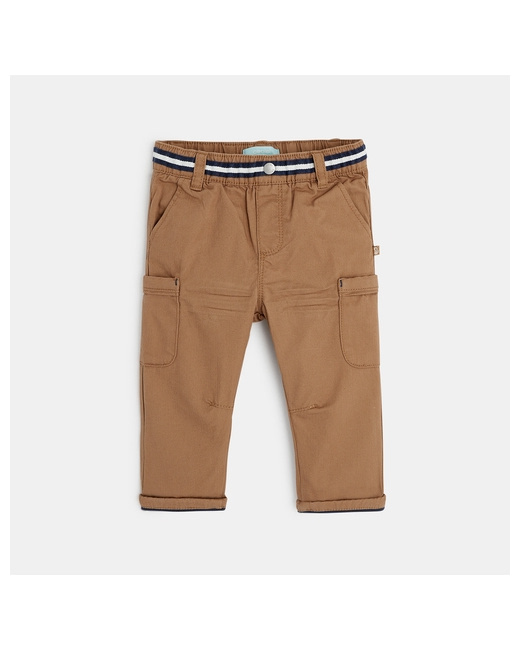 Pantalon toile chevrons multipoches