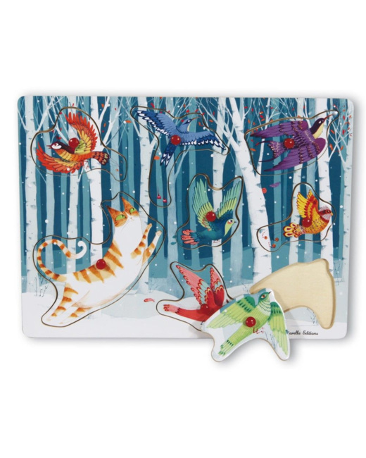 Puzzle bois Oiseaux