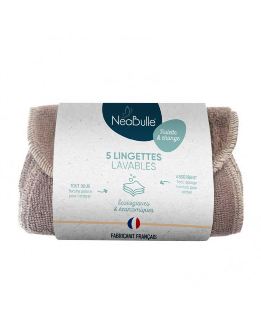 Pack 5 lingettes