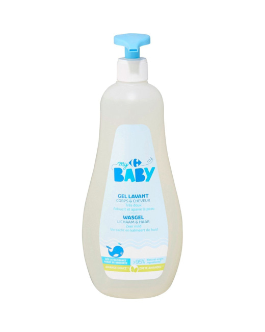 Gel lavant bébé corps & cheveux - 750ml