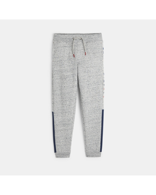 Pantalon de jogging à message "never give up" gris garçon