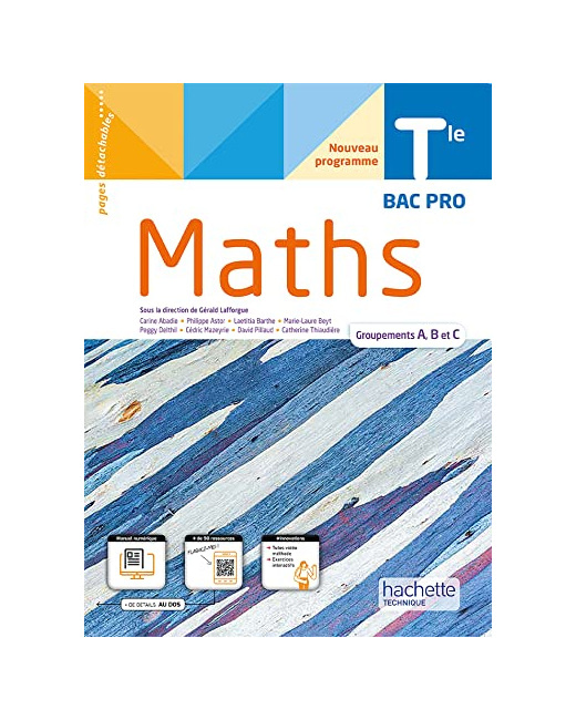 Mathématiques Terminale Bac Pro groupements A, B et C - Livre élève - Éd. 2022