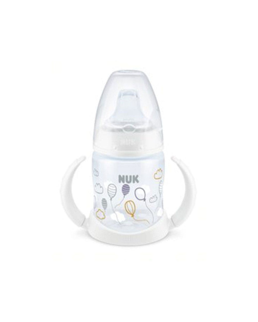 First Choice+ avec Temperature Control Tasse d'Apprentissage Blanche Embout Silicone Mixte
