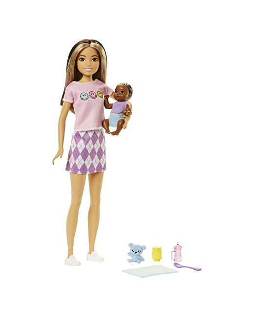 Barbie Skipper Babysitters - baby-sitter brune