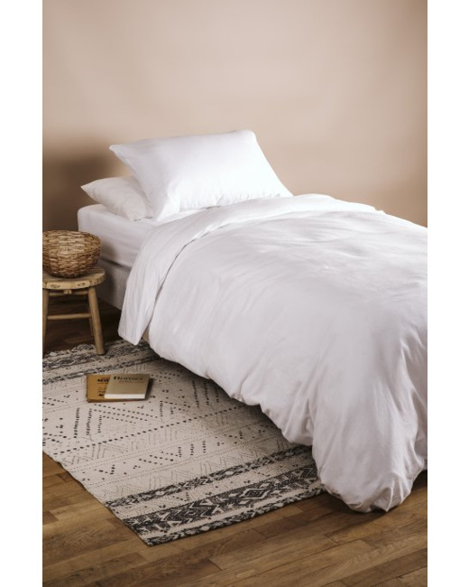 Housse de couette pur Coton Bio pour lit 1 personne