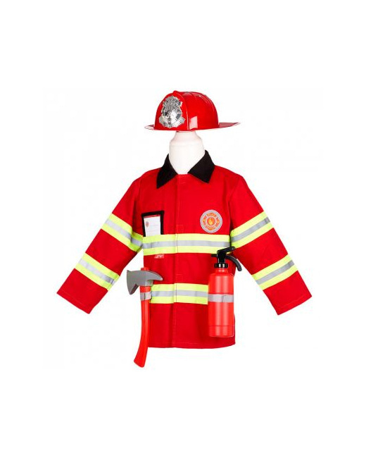 Veste de pompier avec accessoires