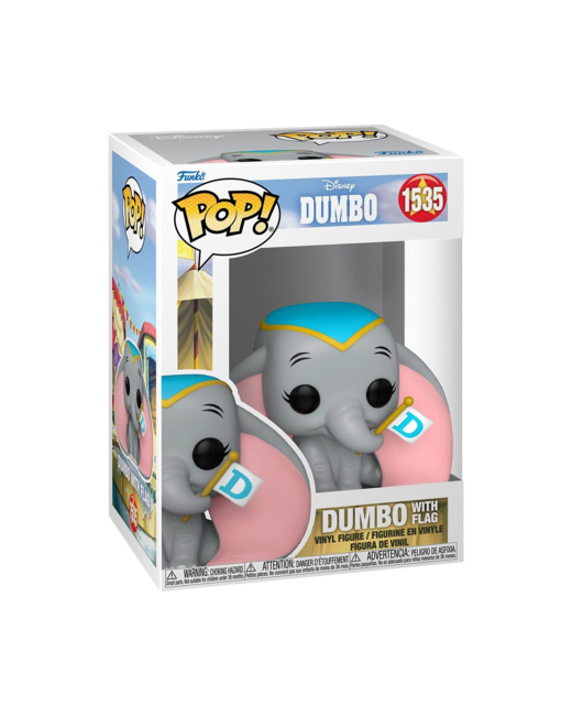 Figurine Dumbo avec son drapeau - Pop Dumbo