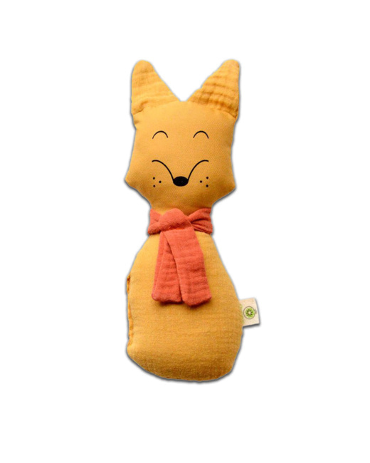 Hochet en Coton Bio Renard