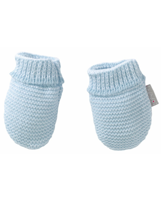 Moufles en maille naissance