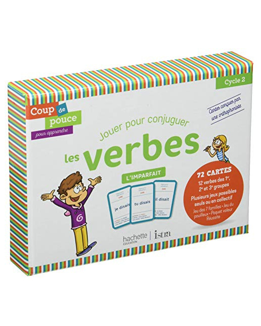 Coup de pouce pour apprendre Hachette Istra - Jeu de cartes - L'imparfait - 2020