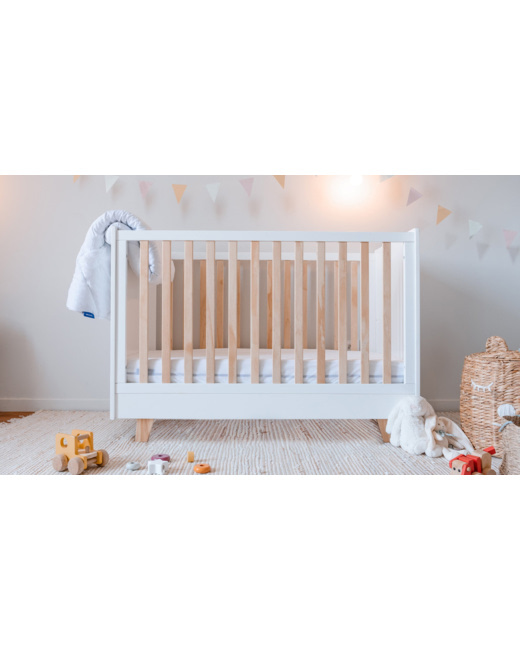 Lit bébé évolutif Cocon avec barreaux