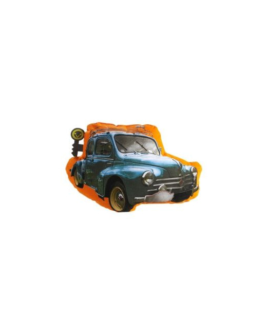 Coussin motif voiture chambre garcon theme autos 