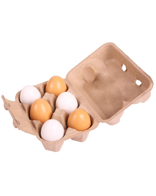 Boite de 6 oeufs en bois