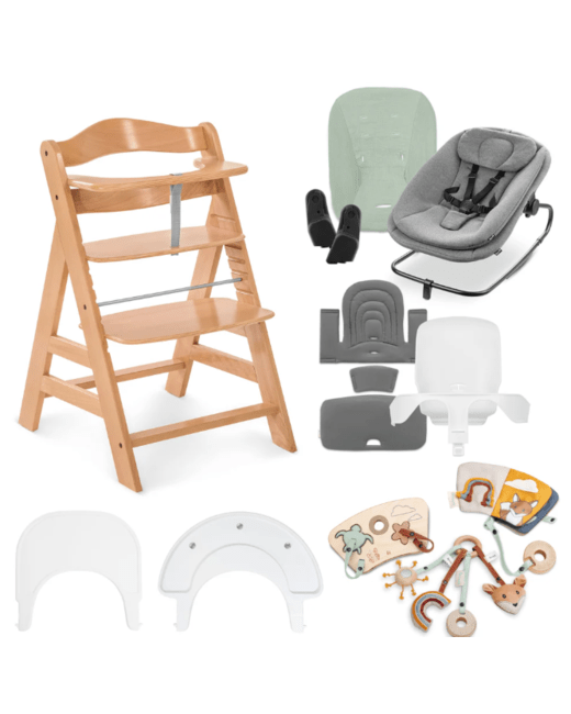 Set chaise haute Alpha Start N Grow