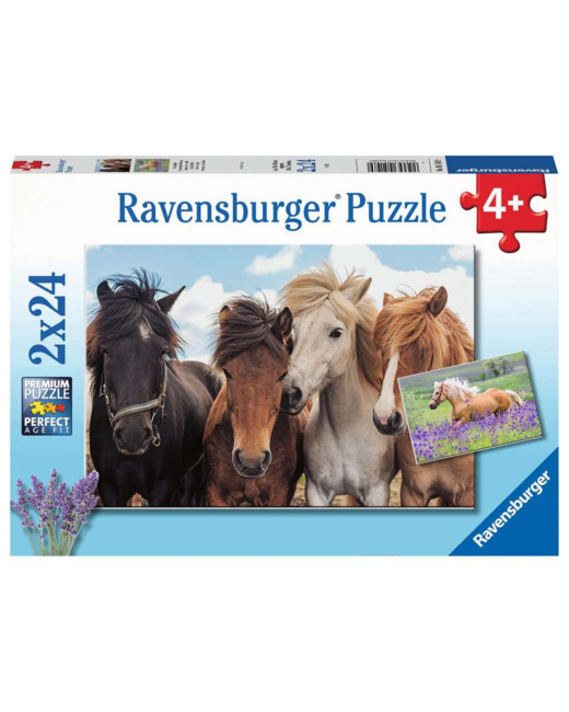 Puzzle L'amour des chevaux - de 4 ans